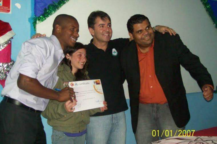 Entrega de certificados a alunos do Instituto, 2007